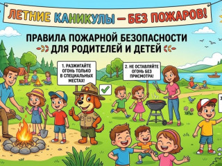 летние каникулы — без пожаров: правила пожарной безопасности для родителей и детей - фото - 1