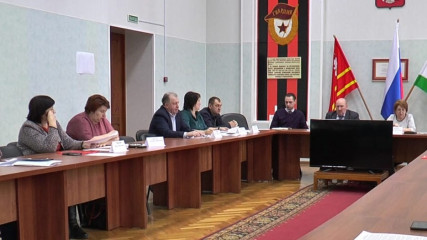 26 января состоялось первое в 2023 году заседание Ельнинского районного Совета депутатов - фото - 1